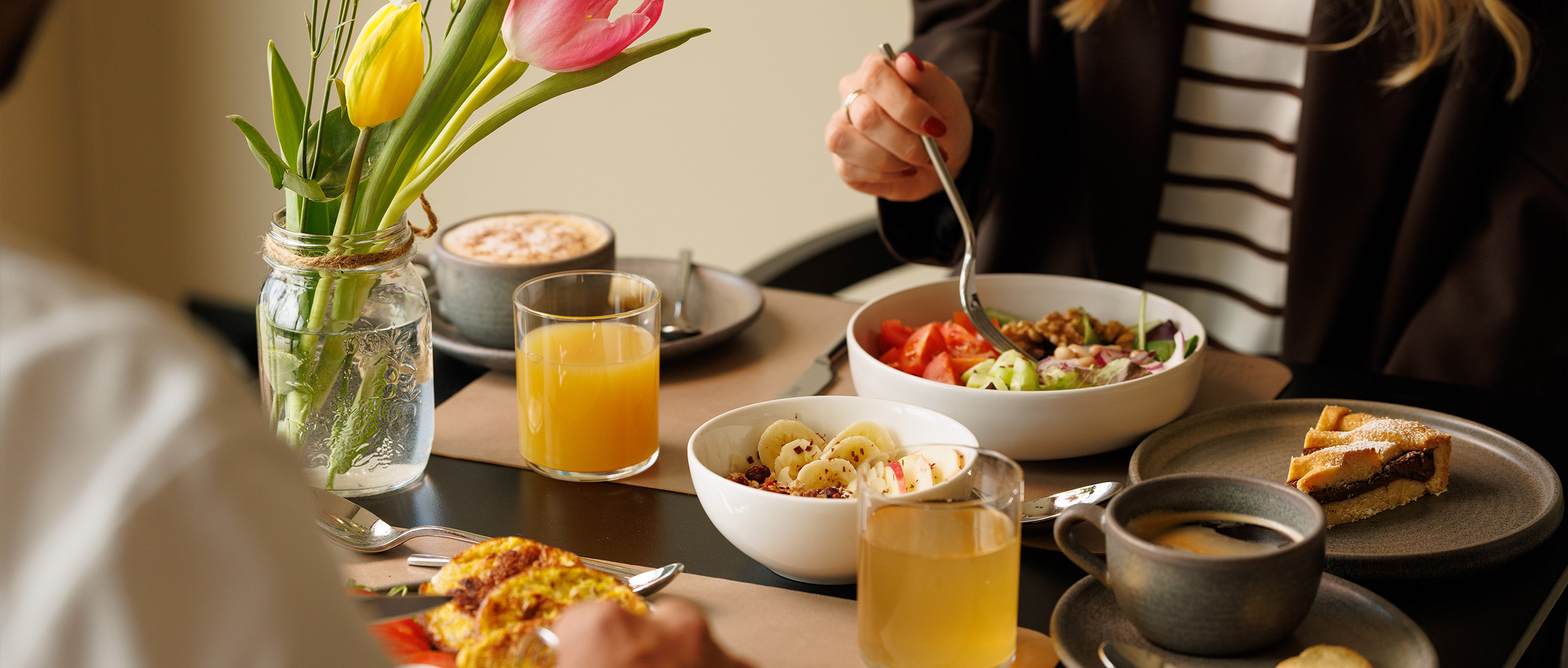 Wholesome breakfast at Vinea Rural Resort in Arco